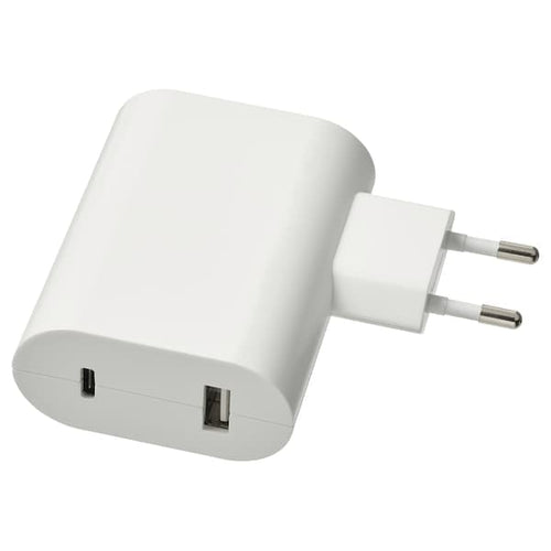 ÅSKSTORM USB charger 23W - white