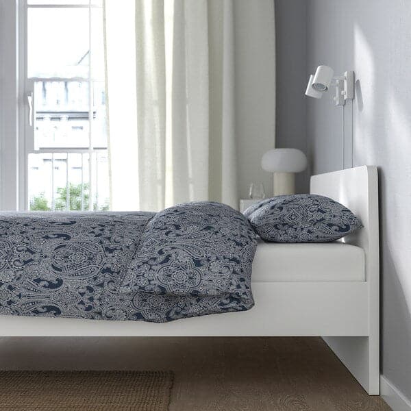 ASKVOLL Bed structure - white/Leirsund 140x200 cm , 140x200 cm - best price from Maltashopper.com 49030500