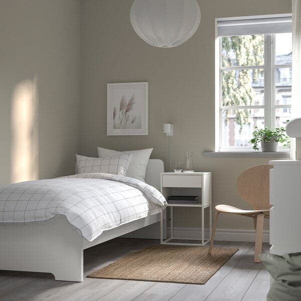 ASKVOLL Bed structure - white 90x200 cm , 90x200 cm - best price from Maltashopper.com 90387115
