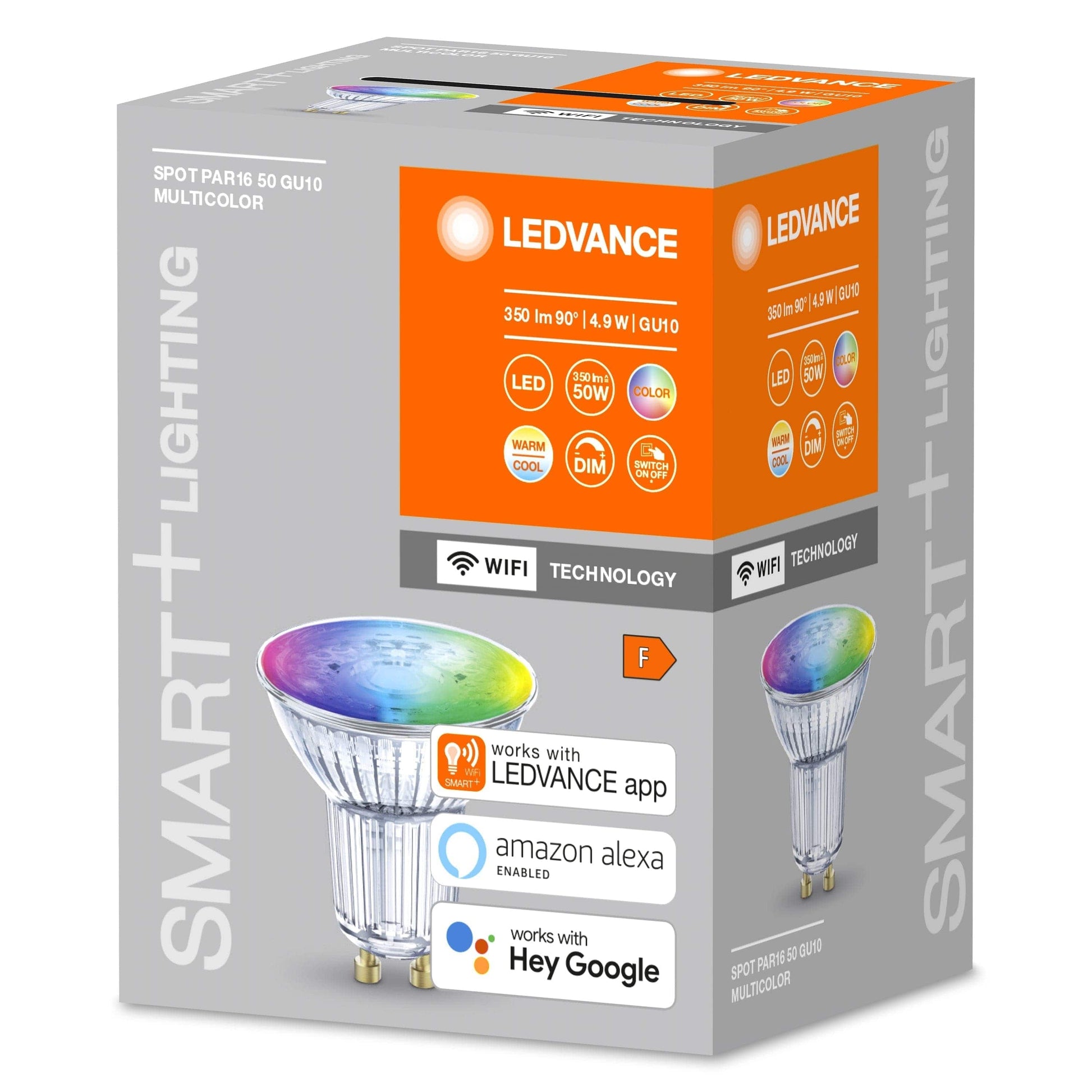 LED BULB SMART GU10=50W RGBW