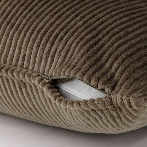 Ikea ÅSVEIG - Cushion cover, grey-brown, 40x58 cm
