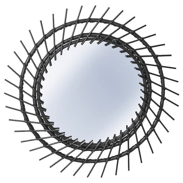 AUSTBÖ - Mirror, black, 63 cm - best price from Maltashopper.com 10534040