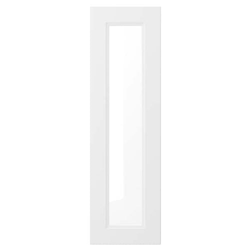 AXSTAD - Glass door, matt white, 30x100 cm