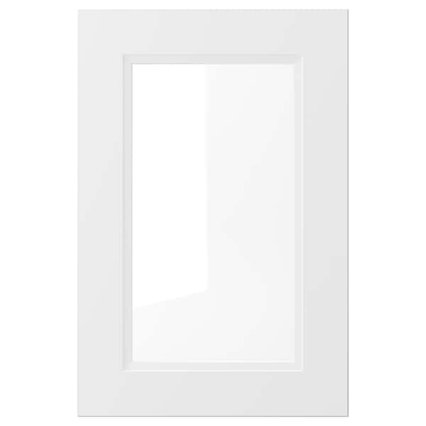 AXSTAD - Glass door, matt white, 40x60 cm - best price from Maltashopper.com 00408792