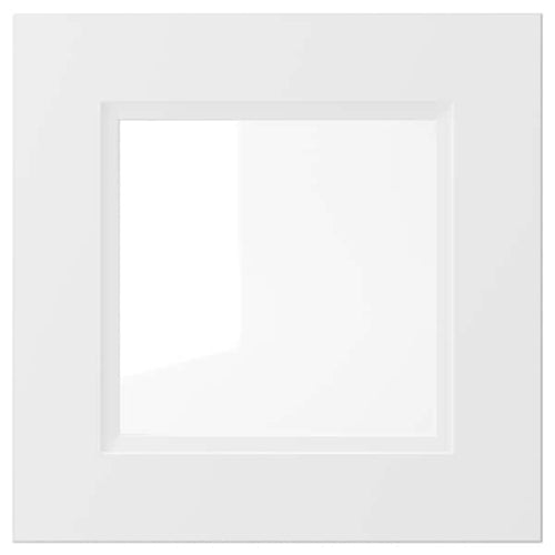 AXSTAD - Glass door, matt white, 40x40 cm