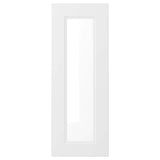 AXSTAD glass door, matt white, 30x80 cm