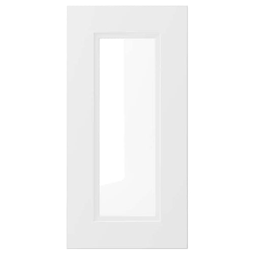 AXSTAD - Glass door, matt white, 30x60 cm