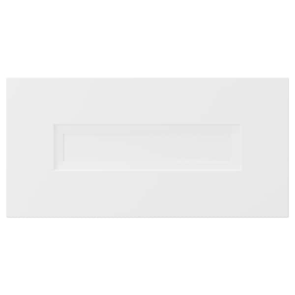 AXSTAD - Drawer front, matt white, 40x20 cm - best price from Maltashopper.com 40408771