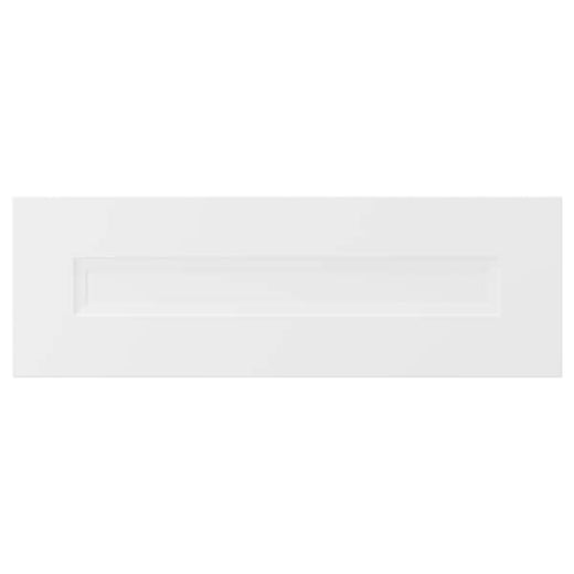 AXSTAD drawer front, matt white, 60x20 cm