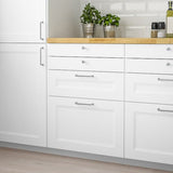 AXSTAD drawer front, matt white, 80x20 cm