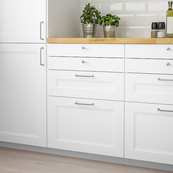 AXSTAD - Drawer front, matt white, 80x20 cm - best price from Maltashopper.com 10408777