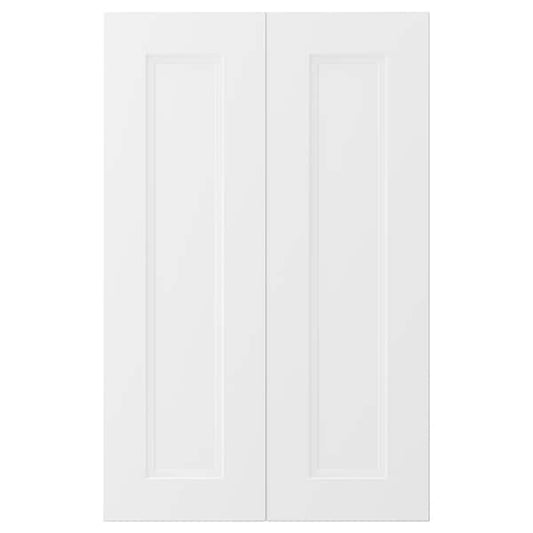 AXSTAD - 2-p door f corner base cabinet set, matt white, 26x80 cm - best price from Maltashopper.com 00408768