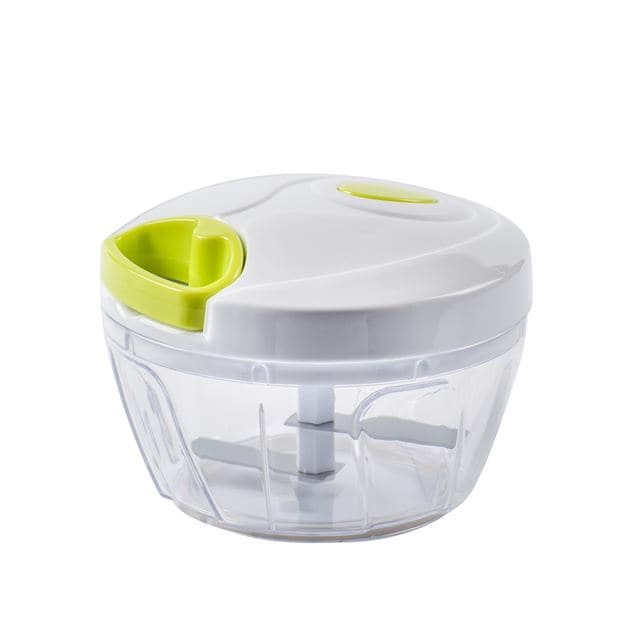 VIDA VERDE Mini white, green, transparent vegetable mincer H 9.3 cm - Ø 12.5 cm - best price from Maltashopper.com CS554505