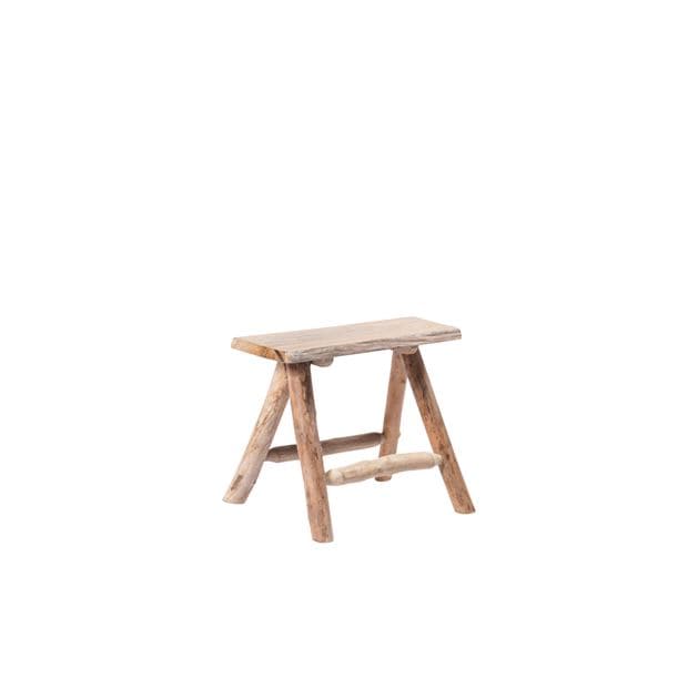 ODILON Natural stool H 36 x W 43 x D 23 cm - best price from Maltashopper.com CS656019