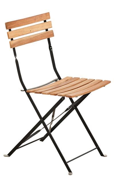 KAPAS Natural folding chair H 83 x W 42 x D 51 cm - best price from Maltashopper.com CS630910