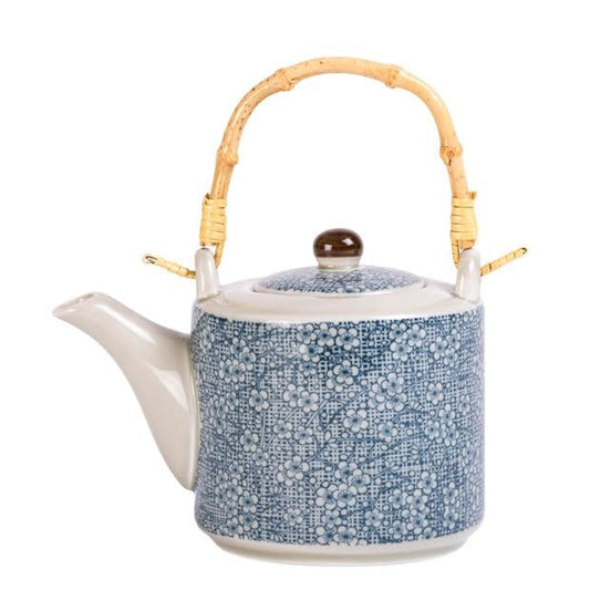 Casa NARUMI Blue teapot H 9 cm - Ø 16.5 cm