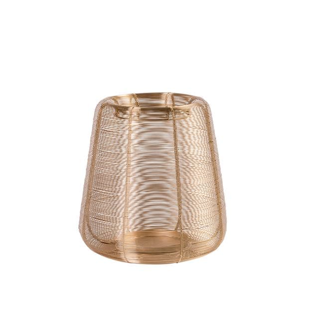 STELLAR Golden lantern H 29 x W 28 cm - Ø 28 cm - Ø 15 cm - best price from Maltashopper.com CS656698