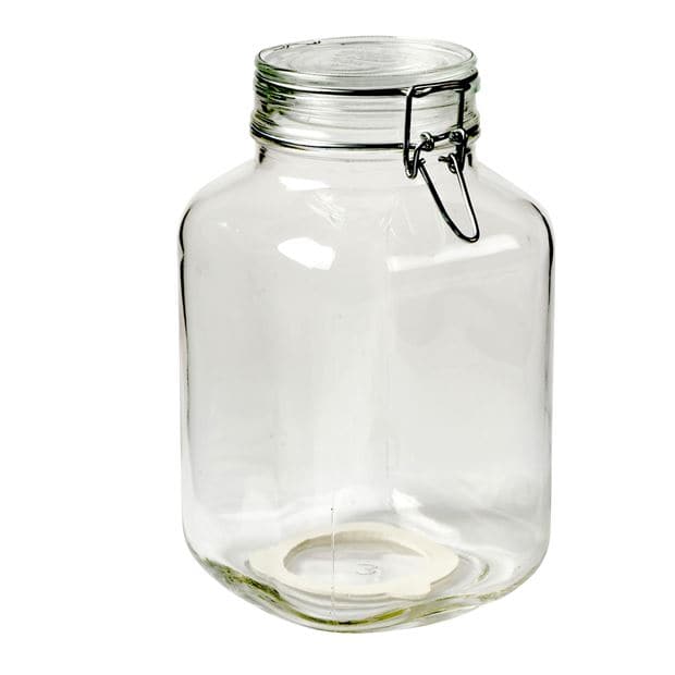 FIDO Transparent hermetic jar H 24.2 cm - Ø 14 cm - best price from Maltashopper.com CS162820