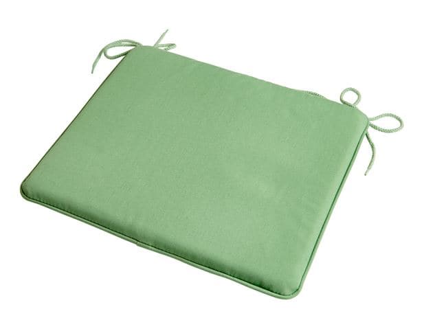 AZUR Garden cushion for bistro chair green W 33 x L 39 cm - best price from Maltashopper.com CS654780