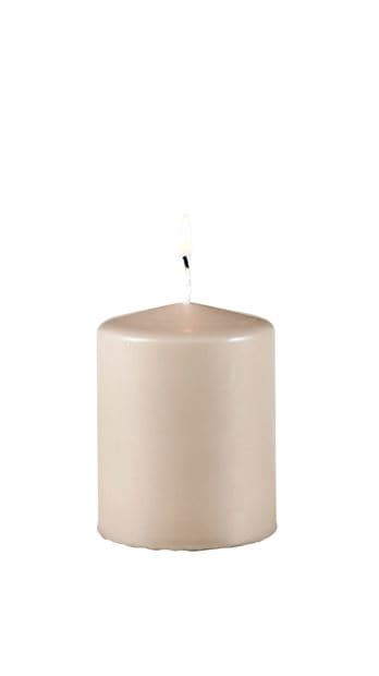 PURE Gray cylindrical candle H 9 cm - Ø 7 cm - best price from Maltashopper.com CS664258