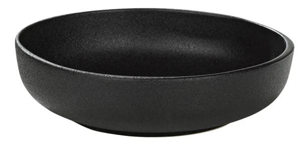 Casa MAGMA Bowl 65 CL black - set of 4 , H 5 cm - Ø 18,5 cm