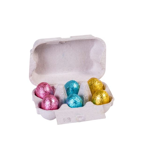 CHOCCHOC Easter eggs in gray container H 4.2 x W 6.3 x D 9.5 cm - best price from Maltashopper.com CS653828