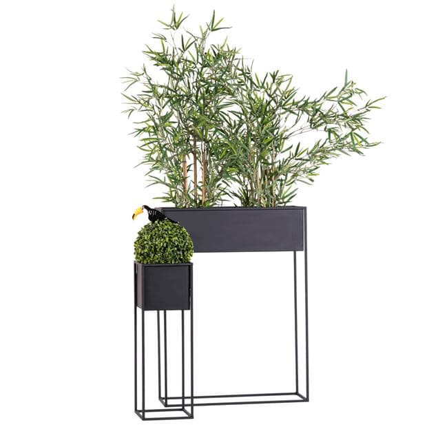 LARGO Planter 20x20x60 black H 60 x W 20 x D 20 cm - best price from Maltashopper.com CS606606