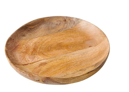 PURE LUXURY Natural plate H 2,5 cm - Ø 20 cm - best price from Maltashopper.com CS639856