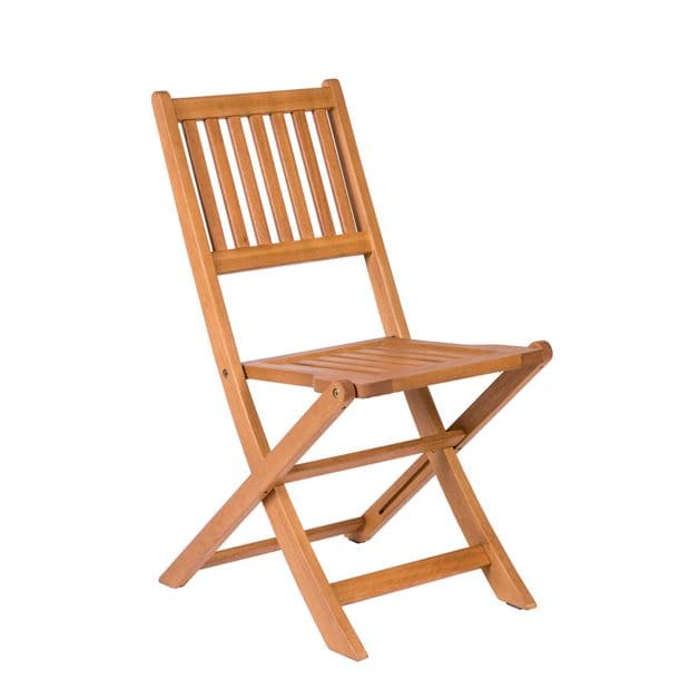 NEW OREGON Natural folding chair H 88 x W 58 x D 45 cm - best price from Maltashopper.com CS629475