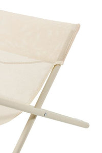MALTA Deckchair white H 80 x W 57 x D 90 cm - best price from Maltashopper.com CS536410
