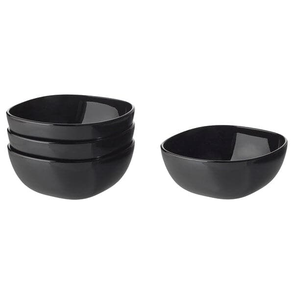 BACKIG - Bowl, black, 14 cm - best price from Maltashopper.com 30439018