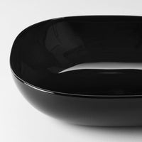 BACKIG - Deep plate, black, 20x20 cm - best price from Maltashopper.com 20439047