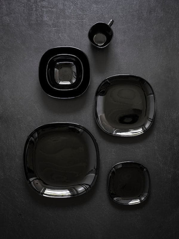 BACKIG - Plate, black, 25x25 cm - Premium  from Ikea - Just €12.99! Shop now at Maltashopper.com