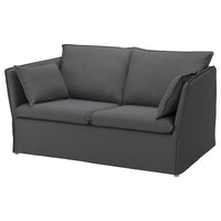BACKSÄLEN 2 seater sofa cover - Hallarp grey , - best price from Maltashopper.com 20497259