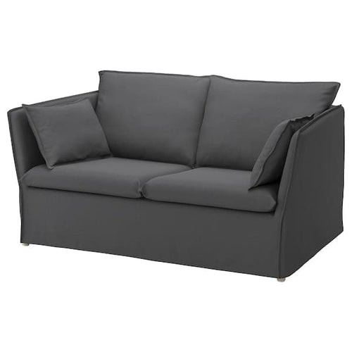 BACKSÄLEN 2 seater sofa cover - Hallarp grey ,