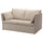 BACKSÄLEN 2 seater sofa cover - Natural Katorp ,