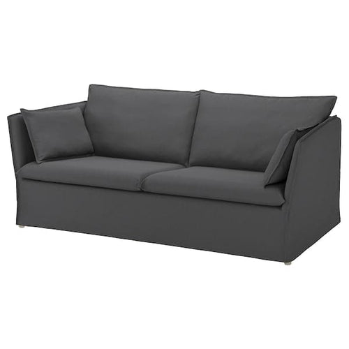 BACKSÄLEN 3 seater sofa cover - Hallarp grey ,