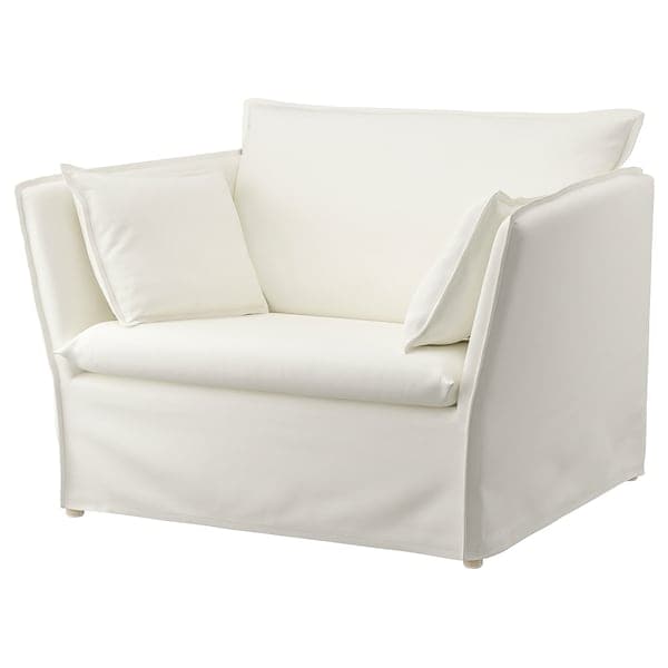 BACKSÄLEN Lining for 1,5 seater armchair - Blekinge white , - best price from Maltashopper.com 10497132