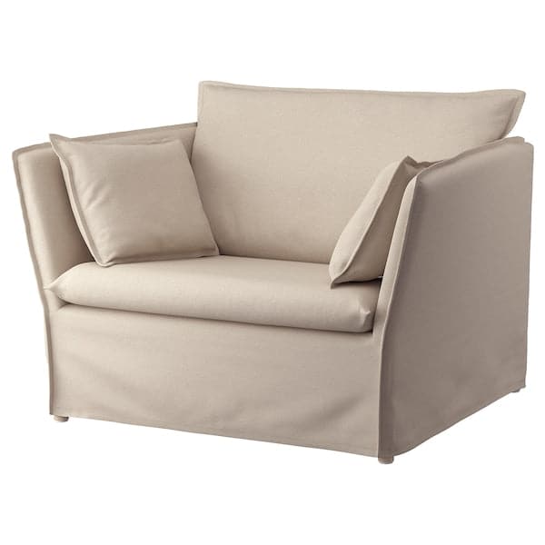 BACKSÄLEN Lining for armchair 1,5 seats - Katorp natural , - best price from Maltashopper.com 10497231