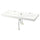 BACKSJÖN - BACKSJÖN Wash-basin with water trap, white, 100x48 cm