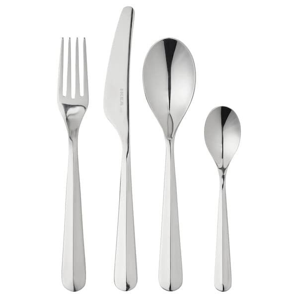 BÄCKÖRING - Cutlery set, 24 pieces, stainless steel , - best price from Maltashopper.com 80560083
