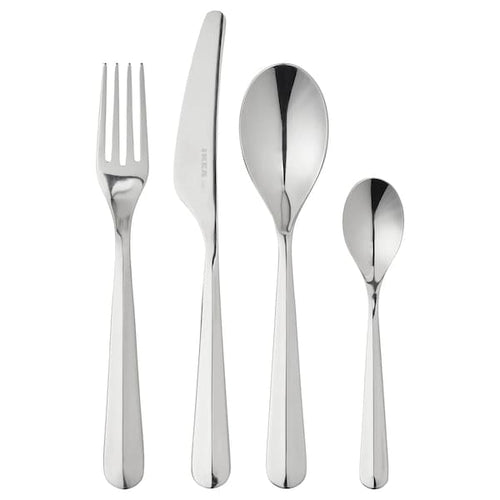 BÄCKÖRING - Cutlery set, 24 pieces, stainless steel ,