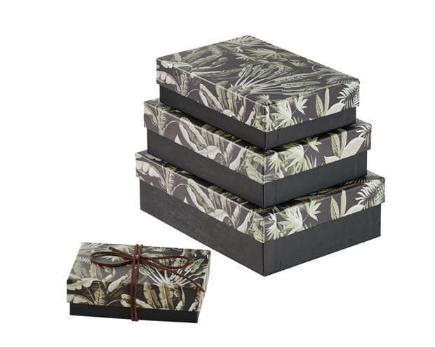 TROPICS Green gift box H 4 x W 13.5 x D 9.5 cm - best price from Maltashopper.com CS661969