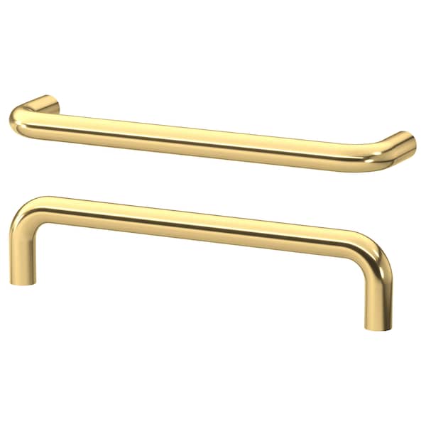 BAGGANÄS - Handle, brass-colour, 143 mm - best price from Maltashopper.com 00338407
