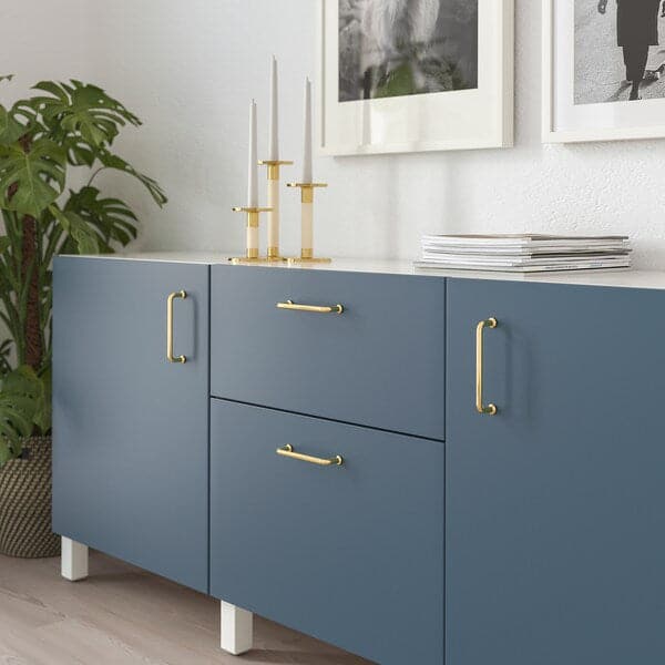 BAGGANÄS - Handle, brass-colour, 143 mm - best price from Maltashopper.com 00338407