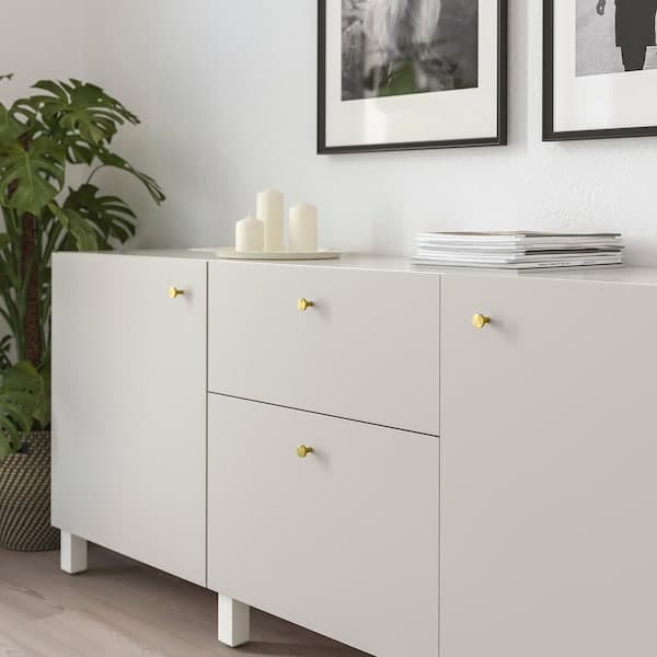 Ikea BAGGANÄS - Knob, brass-colour, 21 mm