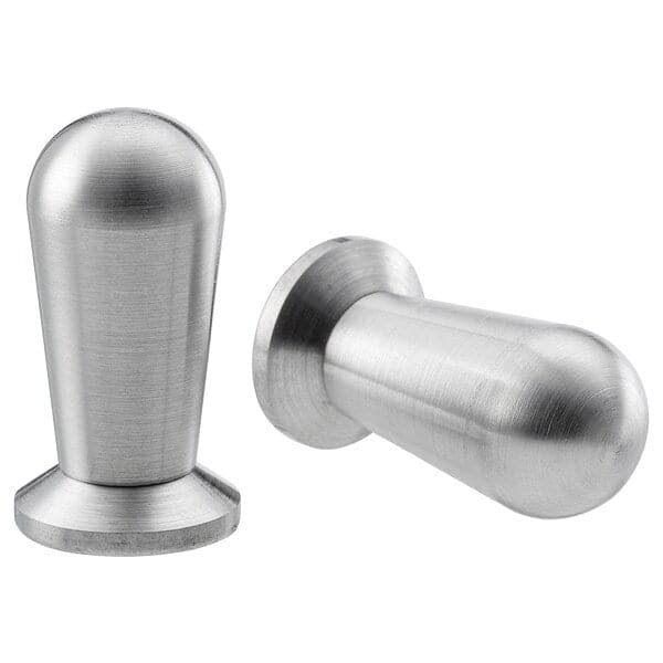 BAGGANÄS - Knob, stainless steel, 13 mm