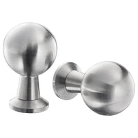 BAGGANÄS - Knob, stainless steel, 20 mm - best price from Maltashopper.com 10338421