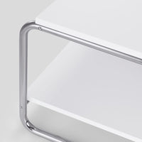 BAGGBODA - Side table, white, 71x50 cm - best price from Maltashopper.com 20556507