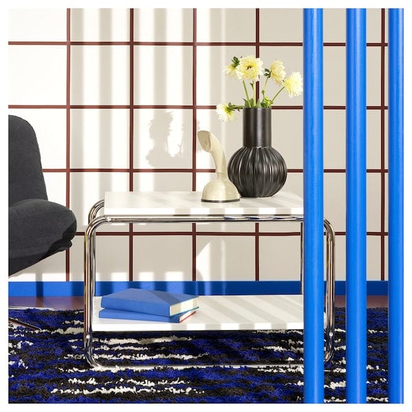 Ikea BAGGBODA - Side table, white, 71x50 cm